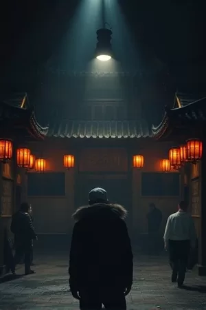 纪实长片《深山邮路》竖版封面，邮差走在山间石阶上