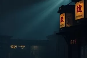 科幻短片《失重时刻》封面，悬浮在舱内的水珠