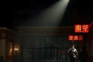 文艺片《晚风收信人》封面，信箱与黄昏的巷子