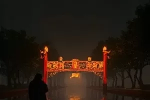犯罪剧《雾港旧账》封面，雨夜港口的旧仓库